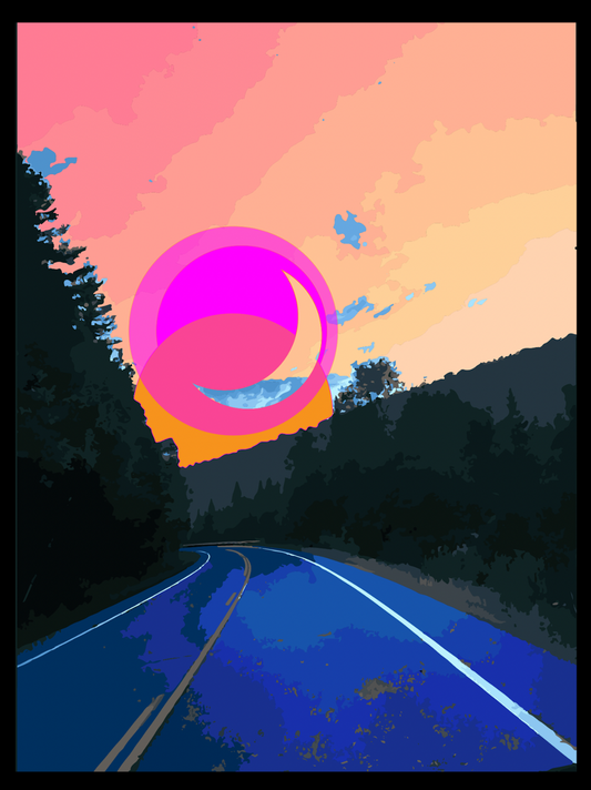 Sunset Poster 9 x 12